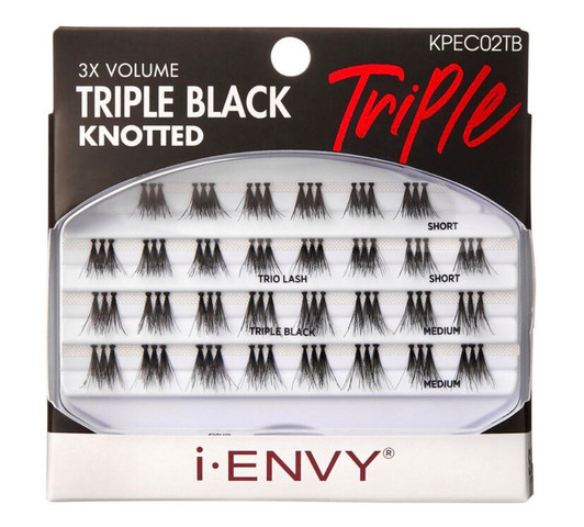 KISS i Envy 3x Volume Triple Black Knotted Individual Lash