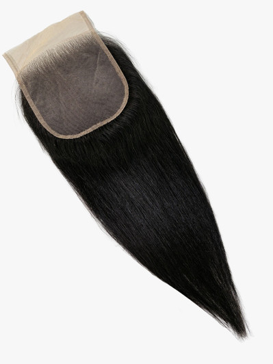 Silver Unprocessed 100% Human Hair HD 5X5 Lace Closure - Straight (10"-20")