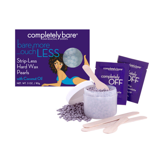 Completely Bare bare more ouch LESS Strip-Less Hard Wax Pearls Kit Completely Bare bare more ouch LESS Strip-Less Hard Wax Pearls Kit