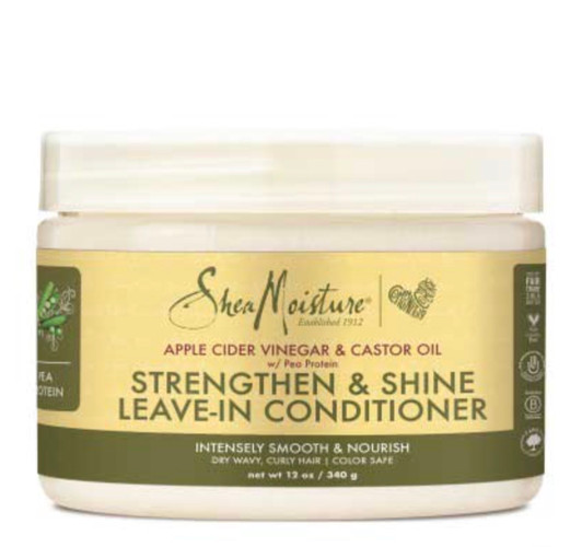 Shea Moisture Apple Cider & Castor Oil Strengthen & Shine Leave-In Conditioner