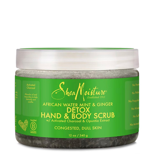 Shea Moisture African Water Mint & Ginger Hand & Body Scrub