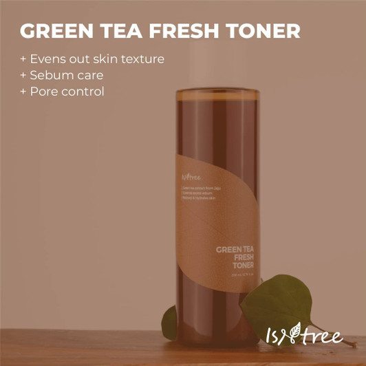 [ISNTREE] Green Tea Fresh Hydrating Face Toner (6.76 oz)