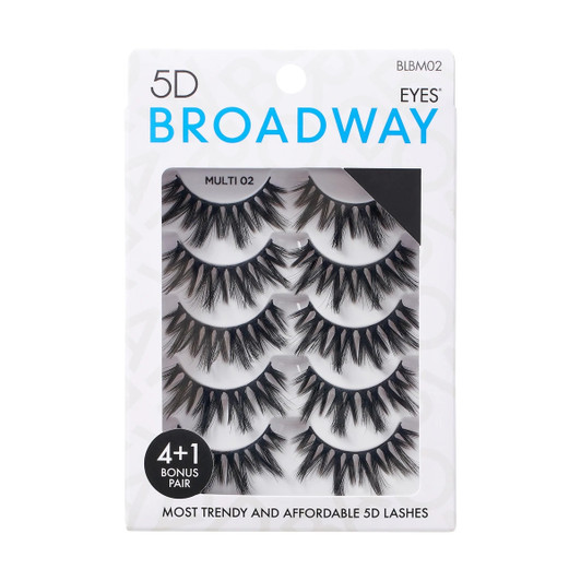 KISS Broadway 5D Lashes 5 Pair Multipack (30 Styles)