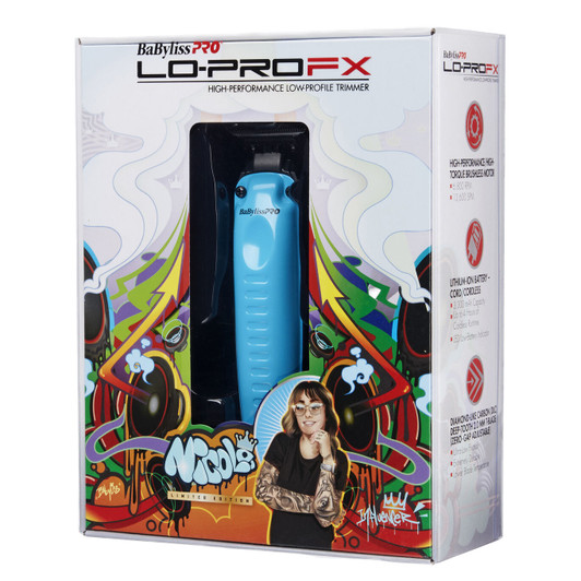 BaBylissPRO Lo-Pro FX Cordless Trimmer - Limited Edition Influencer Collection - Nicole Renae (FX726BI) BaBylissPRO Lo-Pro FX Cordless Trimmer - Limited Edition Influencer Collection - Nicole Renae (FX726BI)