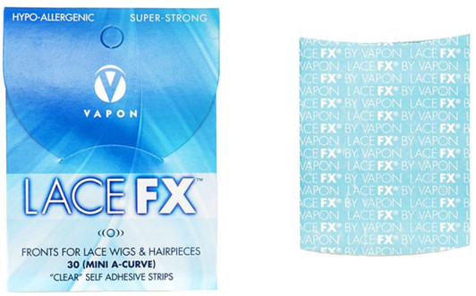 Vapon Lace FX Mini A-Curve Fronts Tape Clear (30 Pcs)
