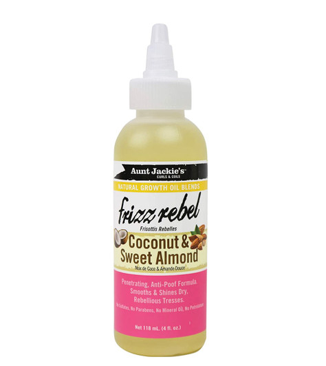 Aunt Jackie's Natural Growth Oil Blends Frizz Rebel Coconut and Sweet Almond