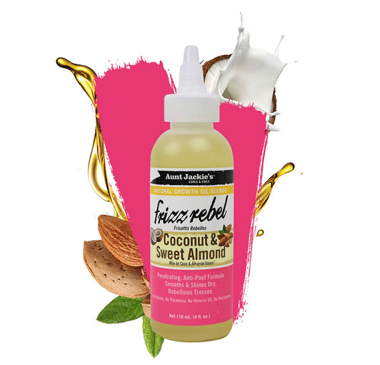 Aunt Jackie's Natural Growth Oil Blends Frizz Rebel Coconut and Sweet Almond