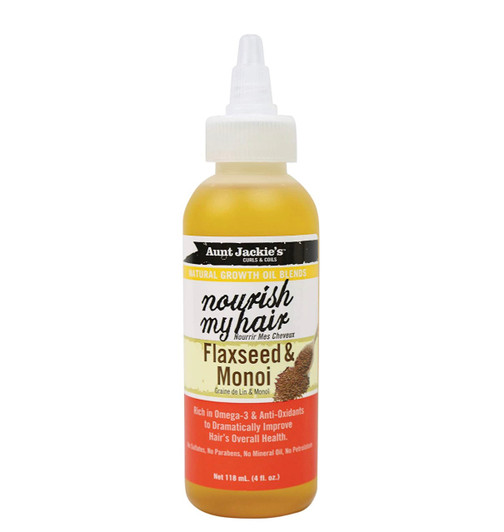 Aunt Jackie's Natural Growth Oil Blends Nourish My Hair Flaxseed and Monoi