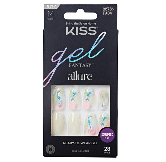 KISS Gel Fantasy Allure Nails - Band of Color