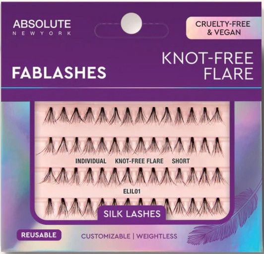 ABSOLUTE Fablashes Individual Knot-Free Flare Silk Lashes