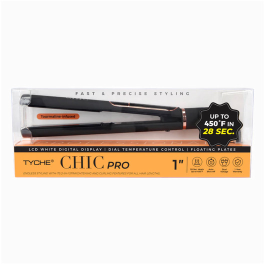 TYCHE CHIC Pro Flat Iron (Black)
