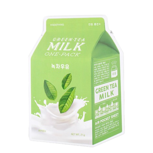 [A'PIEU] Milk One Pack Mask (Green Tea)