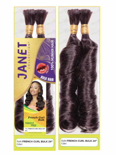  MULTI PACK DEALS! Janet Collection Human Hair Blend Braids  Encore La Vie New Deep Bulk 18 (1-PACK, 1) : Beauty & Personal Care