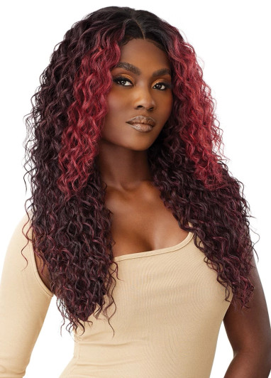 OUTRE Synthetic 5"x 5" HD Lace Closure Lace Front Wig - HHB-MALAYSIAN DEEP 26" OUTRE Synthetic 5"x 5" HD Lace Closure Lace Front Wig - HHB-MALAYSIAN DEEP 26"