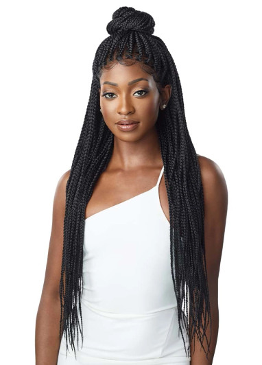 OUTRE 13x4 HD Pre-Braided Lace Front Wig - Knotless Square Part Braids
