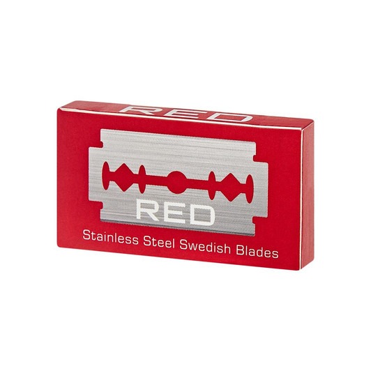 RED Double Edge Blades, 10 pcs Per Packet