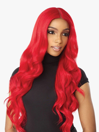 SENSATIONNEL Shear Muse Red Krush Synthetic HD Lace Wig - Danisha