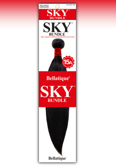 SKY 100% Virgin Human Hair Single Bundle - Straight [#Natural Brown] (10"- 30")