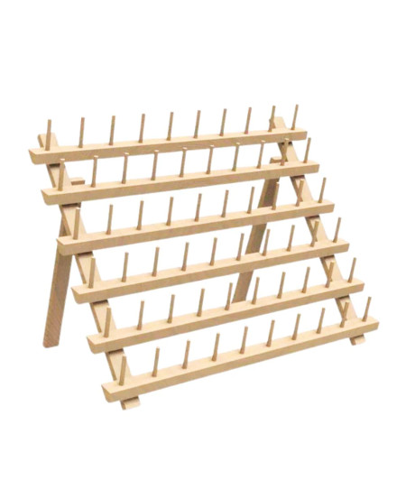 Wooden Braiding Hair Rack 60 Spool by Jomara JMR-53062