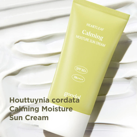 [GOODAL] Heartleaf Calming Moisture Sun Cream SPF50+ PA++++ 50ml (1.69 oz)
