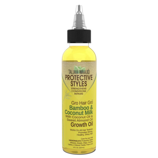 Taliah Waajid Gro Hair Gro Bamboo And Coconut Milk Growth Oil (4 oz)