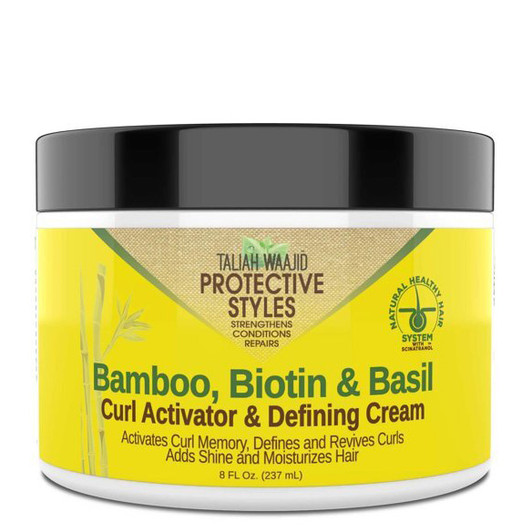 Taliah Waajid Bamboo Biotin and Basil Curl Activator and Defining Cream (8 oz)