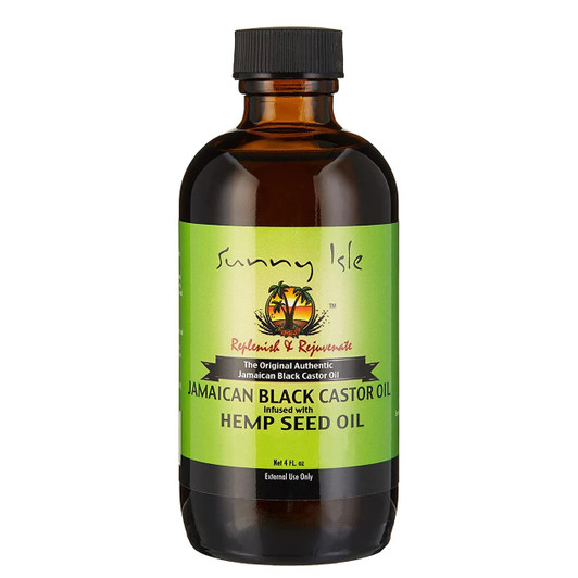 Sunny Isle Jamaican Black Castor Oil Hemp Seed Oil (4 oz)