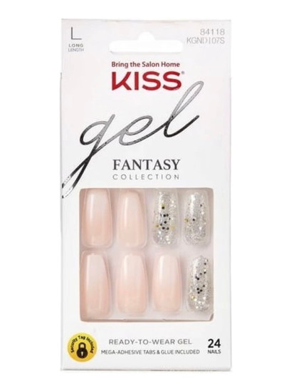 KISS Gel Fantasy Press-On Gel Nails - Friends