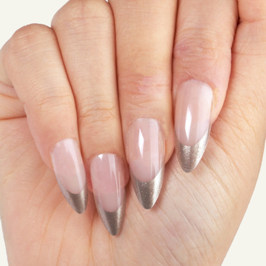 KISS Gold Finger 2023 Holiday Limited Edition Nails - Gold Sparkles