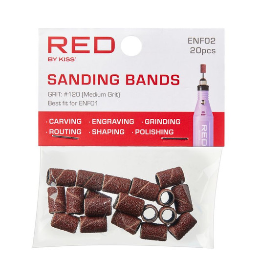 RED Electric Nail File Sanding Bands