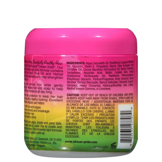 African Pride Dream Kids Olive Miracle Smooth Edge Hair Gel (6 oz)