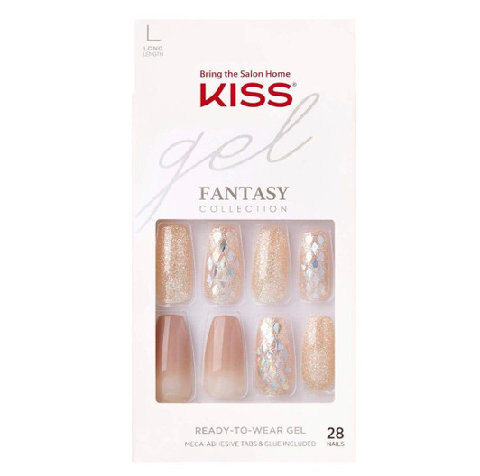 KISS Gel Fantasy Ready to Wear Gel Nails - Hard To Forget