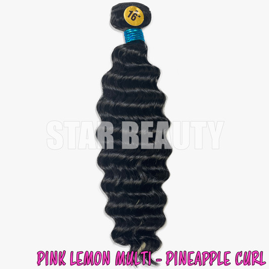 15A PINK LEMON Brazilian Single Bundle - Pineapple Curl