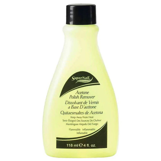 Super Nail Acetone Polish Remover Regular (4 oz)