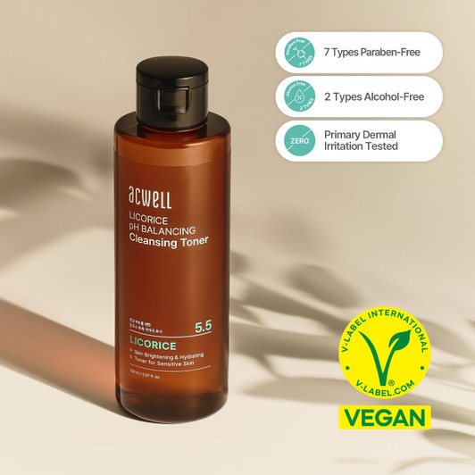 ACWELL Licorice pH Balancing Cleansing Toner (5.07 oz)