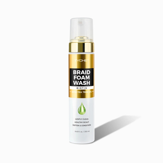 TYCHE Braid Foam Wash with Biotin & Tea Tree Oil (8.45 oz)