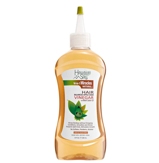 Hawaiian Silky 14 In 1 Miracle Natural Hair Balanced Apple Cider Vinegar (8 oz)