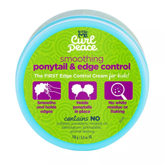 JUST FOR ME Curl Peace Kids Smoothing Ponytail & Edge Control (5.5 oz)