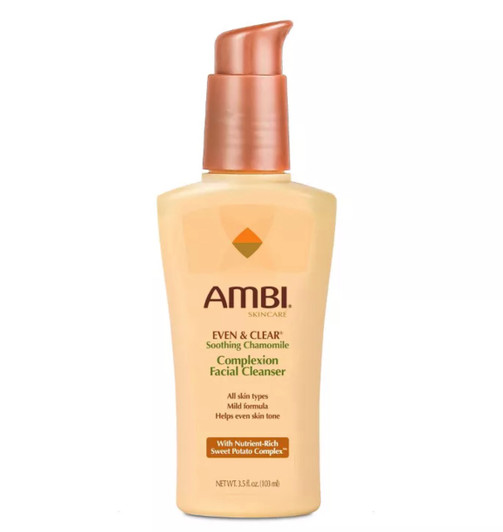 Ambi Even & Clear Soothing Chamomile Complexion Facial Cleanser (3.5 oz)