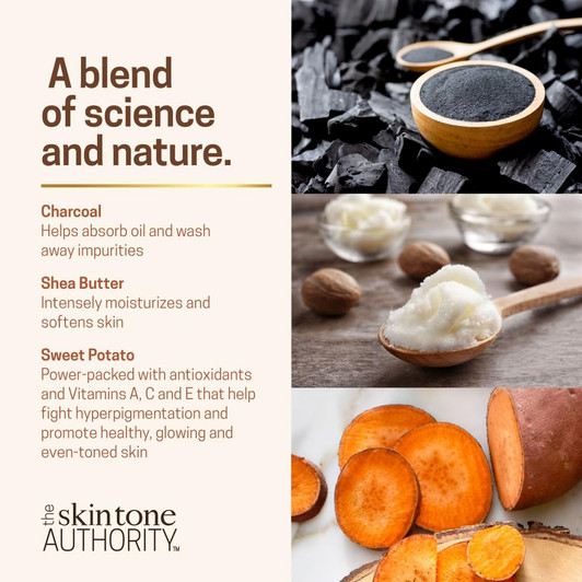 Ambi Even & Clear Purifying Charcoal Black Soap Facial Cleanser (3.5 oz)