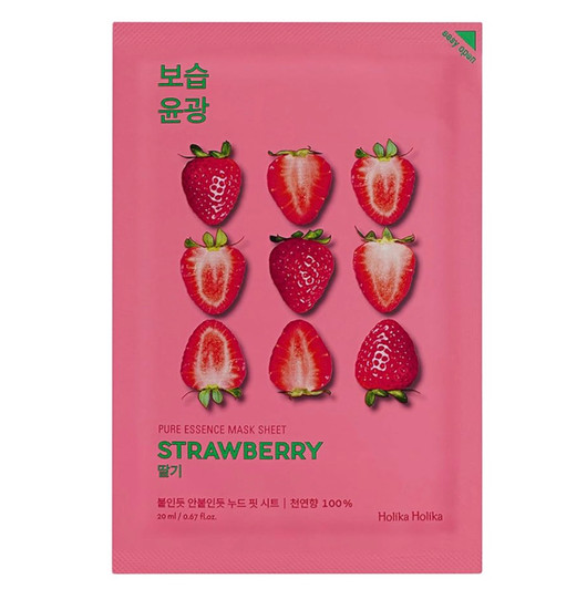 [Holika Holika] Pure Essence Mask Sheet - Strawberry (1 sheet)