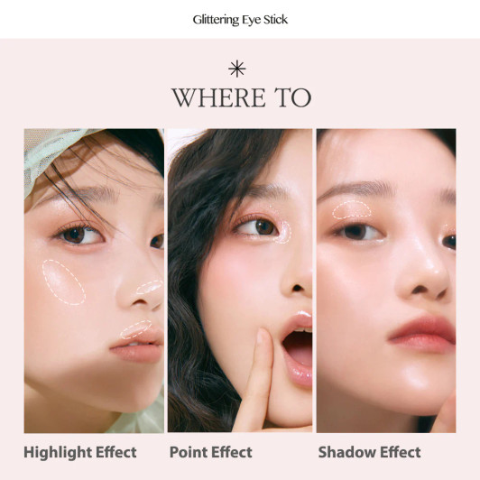 [CLIO] TWINKLEPOP Glittering Eye Stick (#15 Moonlit Me)