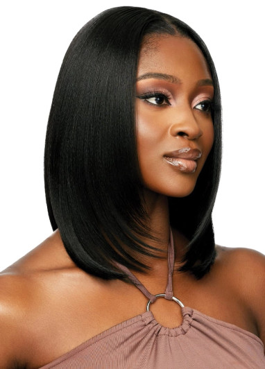 OUTRE Synthetic 5"x5" Lace Closure Wig - HHB-NATURAL YAKI 14"
