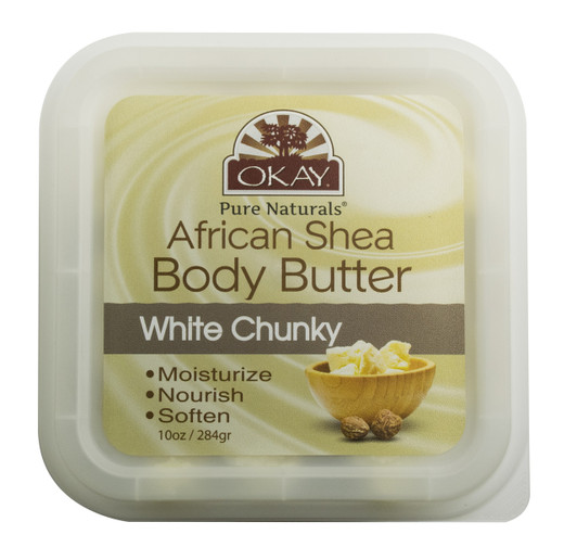 OKAY Shea Butter White Chunky Deep Moisturizing (10oz)