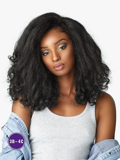 SENSATIONNEL Synthetic Curls Kinks N Co Instant Weave Half Wig - RAIN MAKER