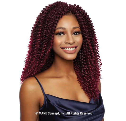 MANE CONCEPT Synthetic Afri Napural Crochet hair - 3X COILY WATER 12" MANE CONCEPT Synthetic Afri Napural Crochet hair - 3X COILY WATER 12"
