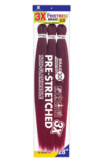 [BOX DEAL] SHAKE N GO Freetress 3X Braid 301 28" (60 packs/box)