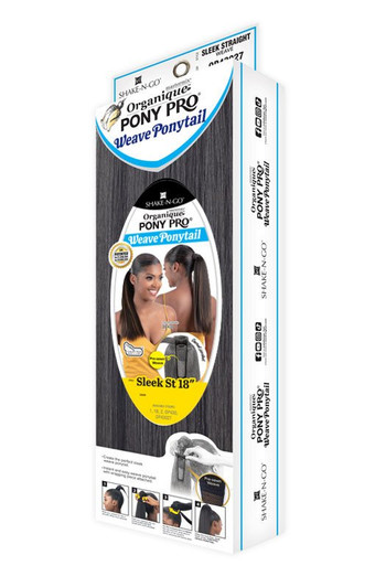 SHAKE N GO Organique Ponytail Pony Pro - SLEEK ST 18"
