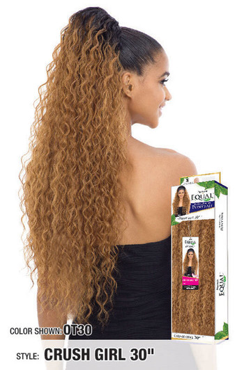 SHAKE N GO Freetress Equal Drawstring Ponytail - CRUSH GIRL 30"