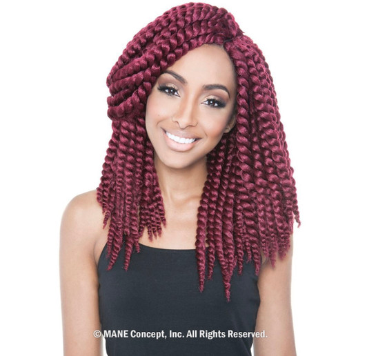 MANE CONCEPT Afri-Naptural Synthetic Pre-twisted Crochet Braid - 2X SENEGAL BANTU TWIST 12"